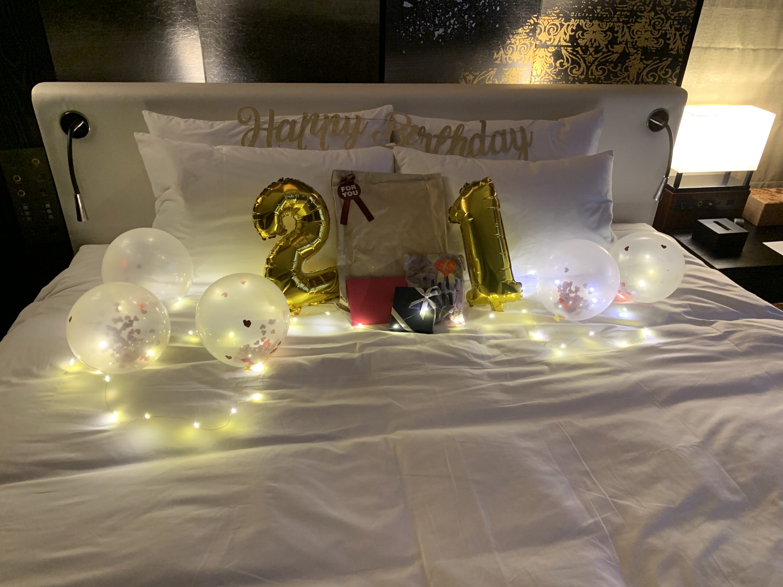 彼氏の誕生日はホテルを飾り付けてお祝い しろたのブログ